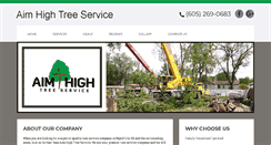 Desktop Screenshot of aimhightreeservice.com